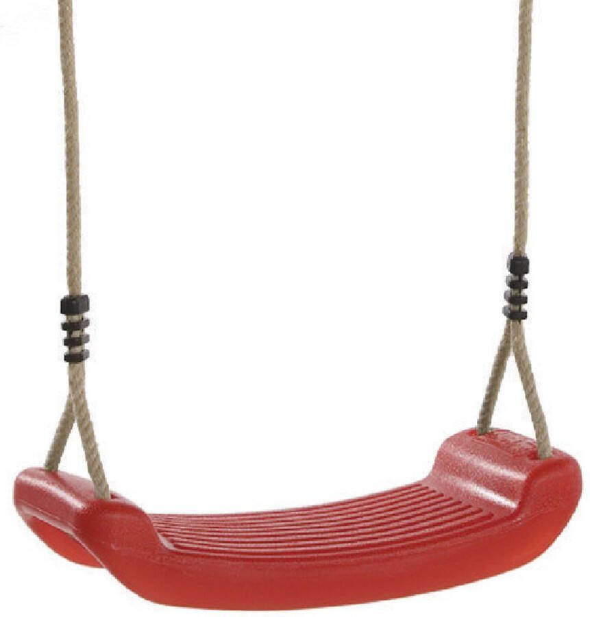 KBT kunststof schommelzitje rood PH touw