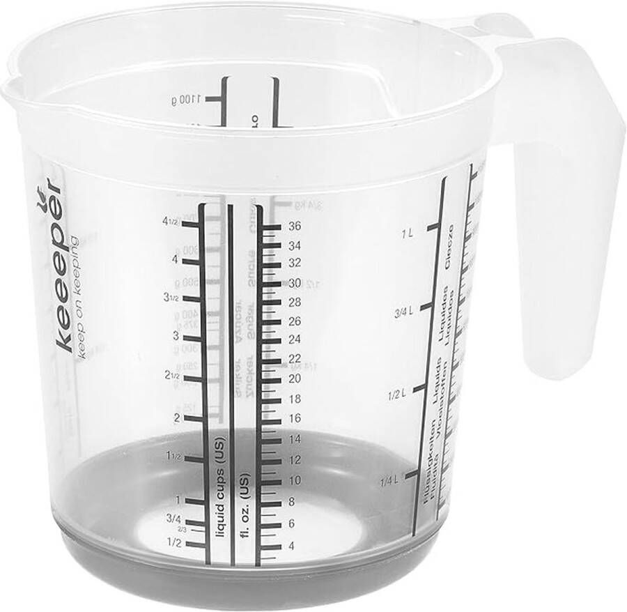 Keeeper Maatkan met antislipfunctie 500 ml massiemo aquamarijn