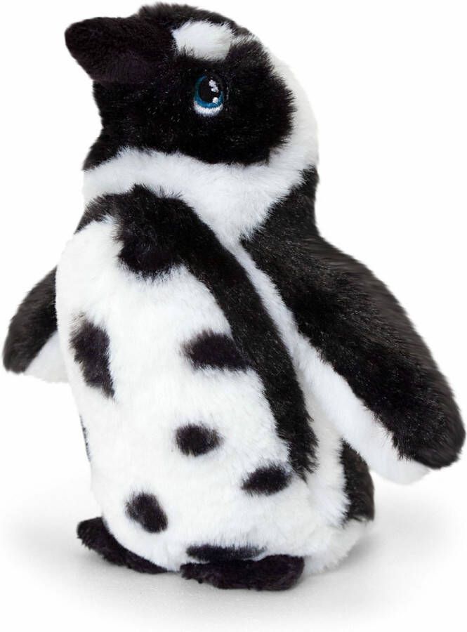 Keel Toys pluche Humboldt pinguin knuffeldier wit zwart staand 25 cm Knuffeldier