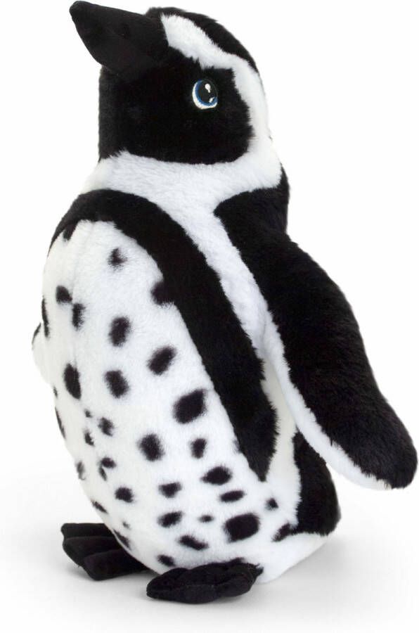 Keel Toys pluche Humboldt pinguin knuffeldier wit zwart staand 40 cm Knuffeldier