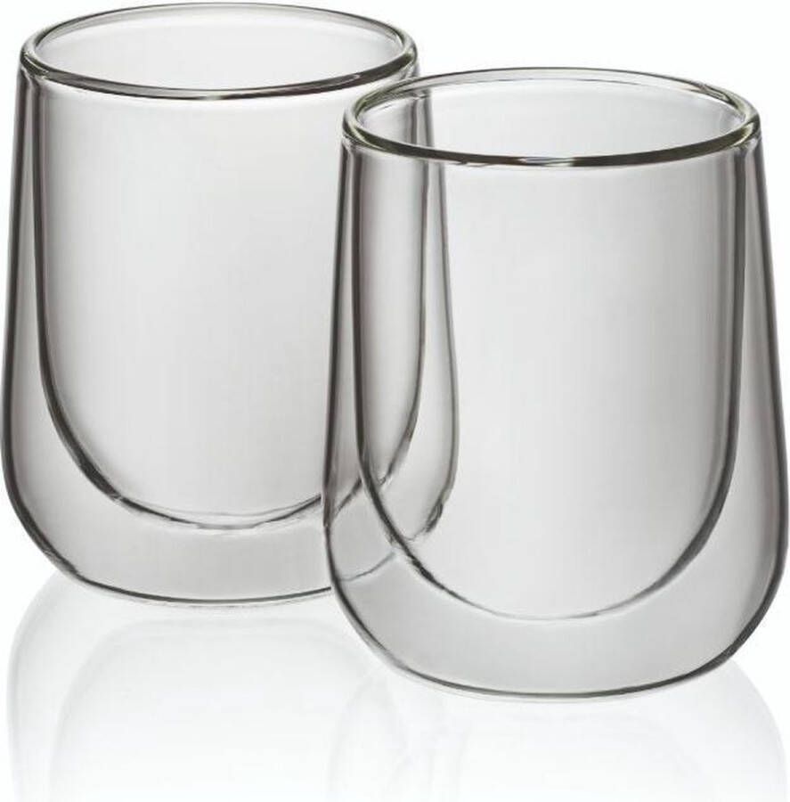 Kela Cappuccino Glas 180 ml Set van 2 Stuks | Fontana
