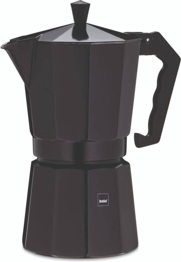 Kela Espressomaker 9-kops Zwart | Italia