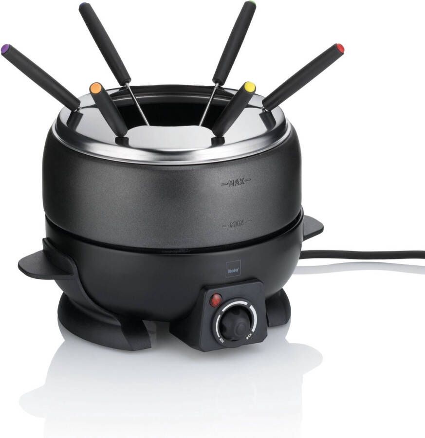 Kela Fondue Set Elektrisch 6 Personen Zwart | Simplon