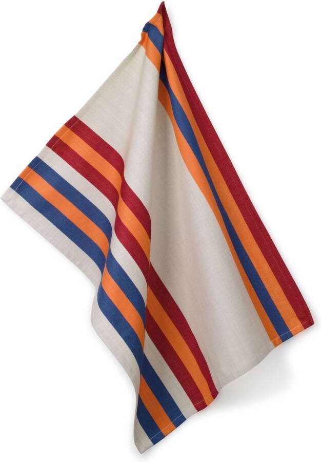 Kela Keuken Ethno Theedoek Set van 4 Stuks Katoen Beige