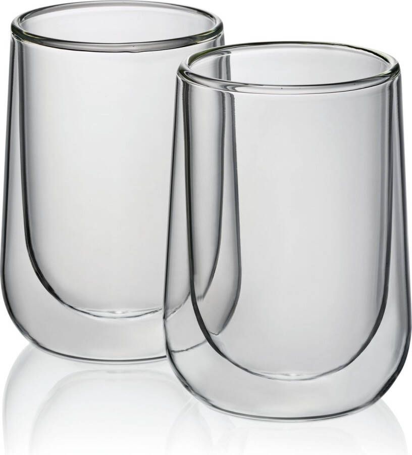 Kela Keuken Latte-Macchiato Glass Fontana 250 ml Set of 2 Pieces