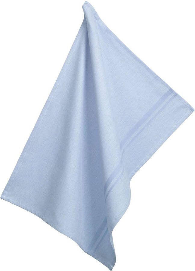 Kela Keuken Tia Theedoek Set van 4 Stuks Katoen Blauw