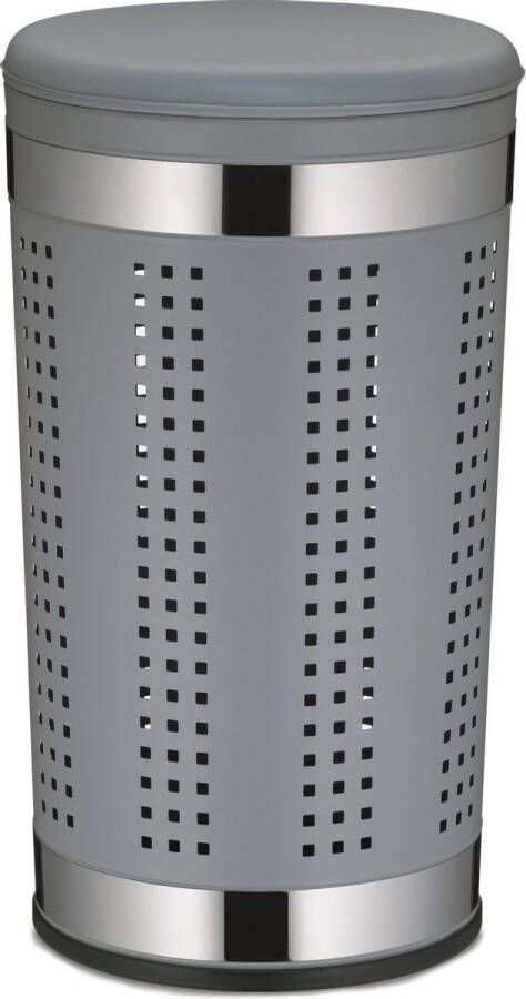 Kela wasmand Sevilla 60 5 cm staal grijs zilver