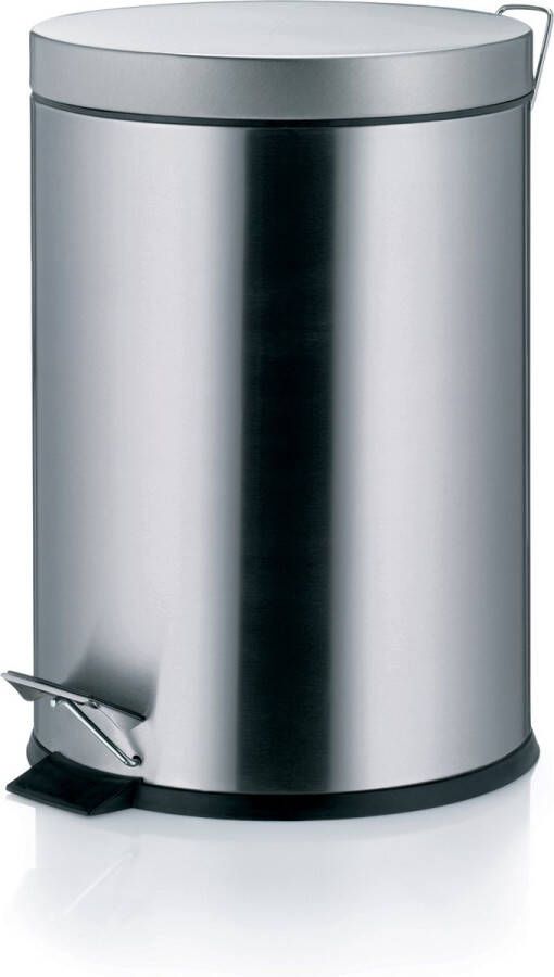 Kela Torre Pedaal Afvalemmer 3 Liter Zilver