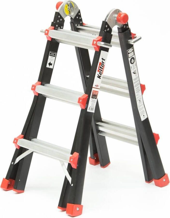 Kelfort Vouwladder telesc. 4x3