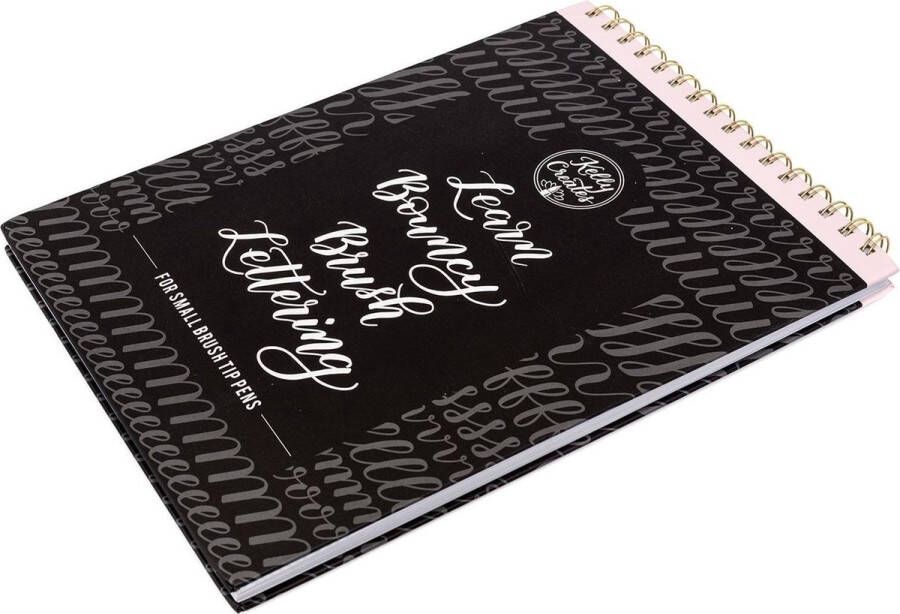 Kelly Creates Brush lettering Handlettering oefensheets small brush workbook x122