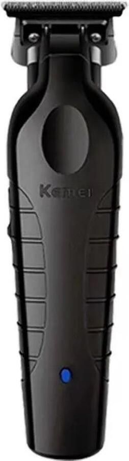 Kemei Cordless Tondeuse Scheerapparaat Trimmer Voor Mannen Baard Hoofdhaar Draadloos ZWART