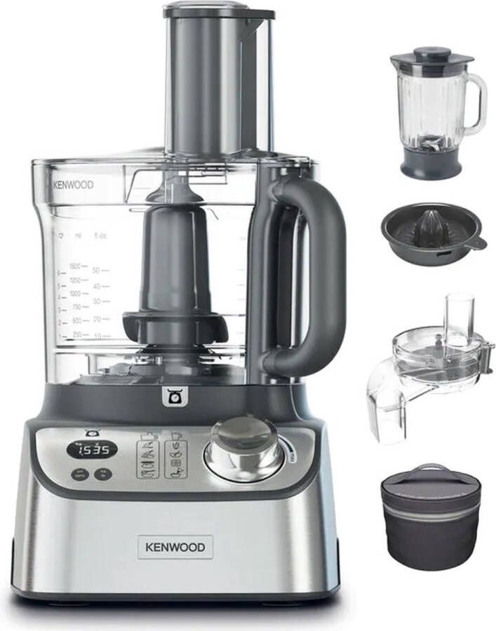 Kenwood FDM72.990SS keukenmachine 3 l Roestvrijstaal Ingebouwde weegschalen