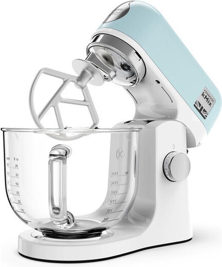 Kenwood KMX754PB multifunctionele patisserierobot Professionele motorwagen 1000 W 2 stopcontacten voor accessoires