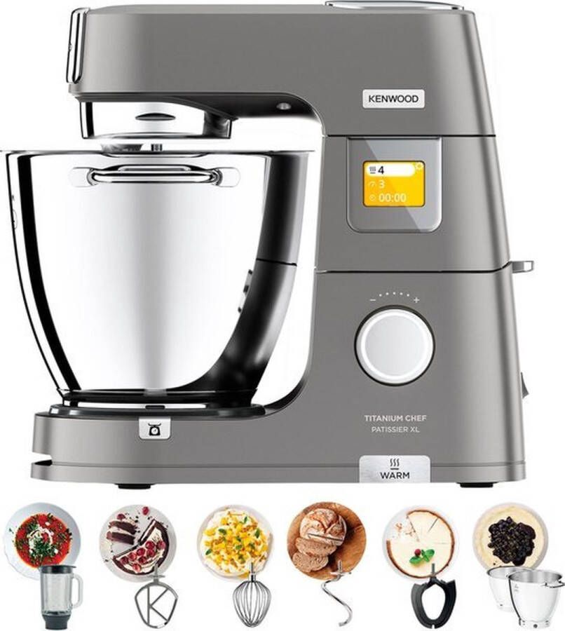 Kenwood keukenmachine Titanium chef XL KWL90.004SI