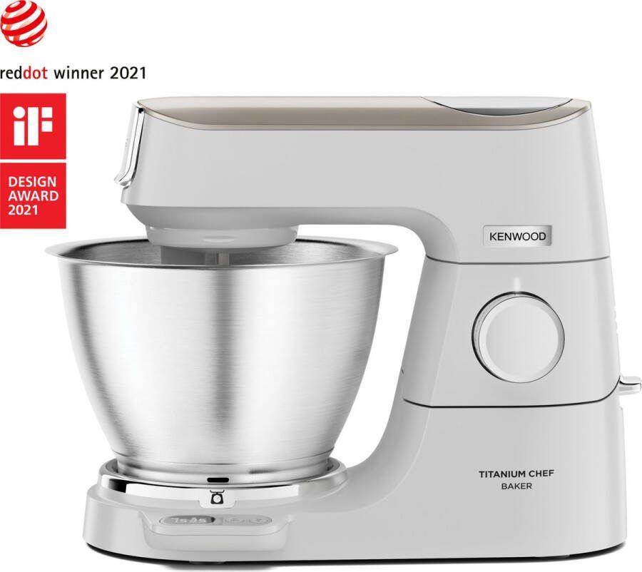 Kenwood Elektro Kenwood KVC65.001WH Titanium Chef Baker Keukenmachine