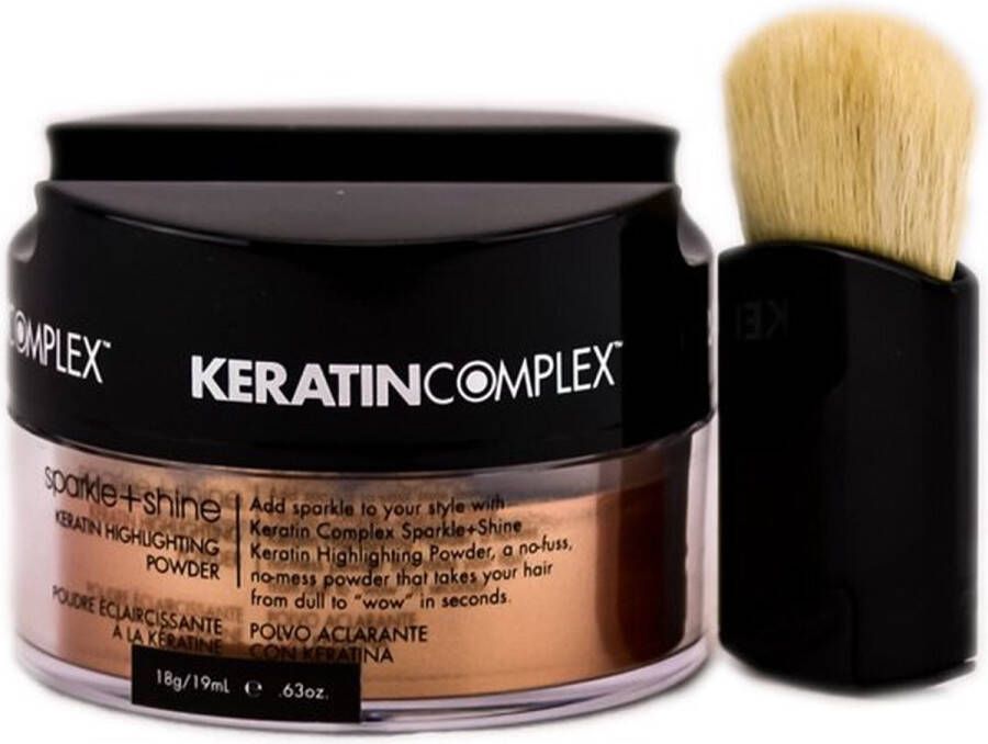 Keratin Complex Fashion Therapy Sparkle + Shine Keratin Highlighting Powder Color : Bronze 0.63 Oz