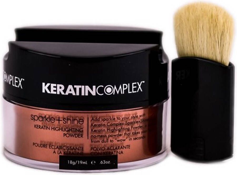 Keratin Complex Fashion Therapy Sparkle + Shine Keratin Highlighting Powder Color : Copper 0.63 Oz