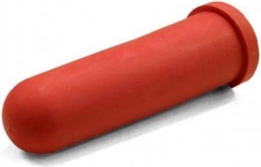 Kerbl Kalverspeen Rood met X-Gat 10 cm 1 stuk