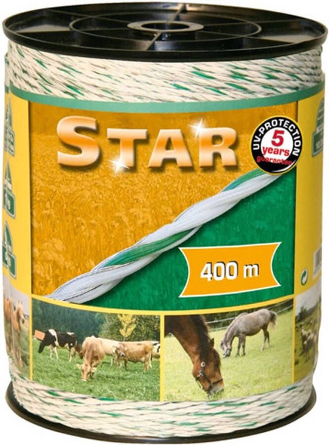 Kerbl -Schrikdraad-Star-400-m-wit-en-groen
