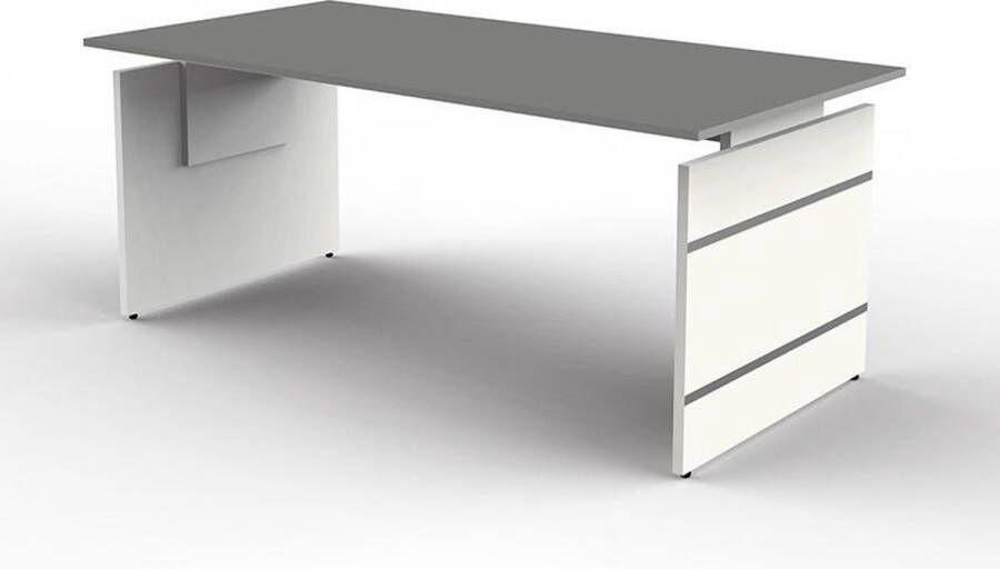 Kerkmann Bureau Office desk 160cm grijs hoogte verstelbaar