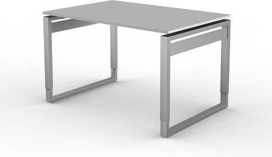 Kerkmann Bureau Workspace 120cm licht grijs hoogte verstelbaar