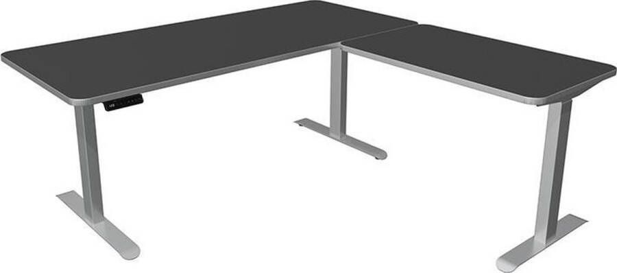 Kerkmann Zit sta hoekbureau Move-3 premium antraciet 180x180cm