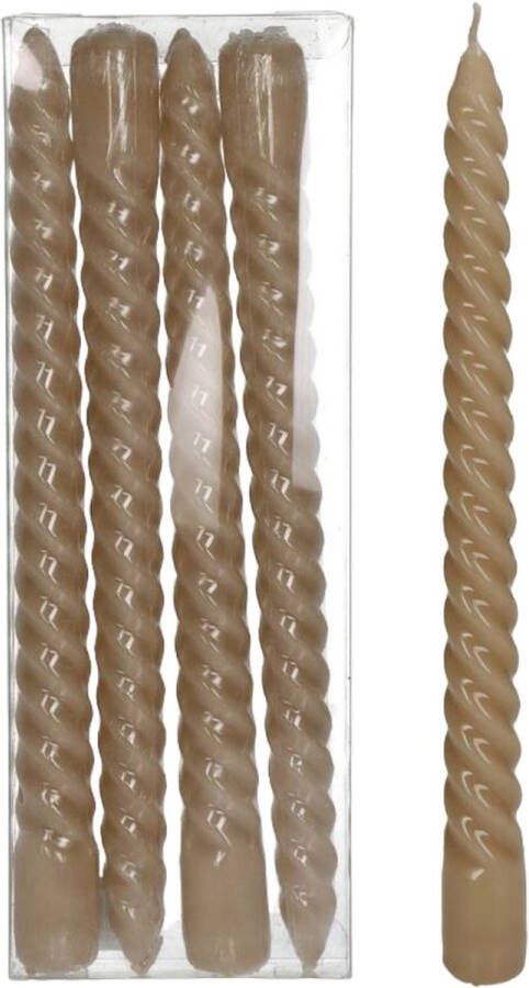 HD Collection Woonexpress Dinerkaars (set 4 Stuks) Glossy Wax Naturel 26 cm hoog