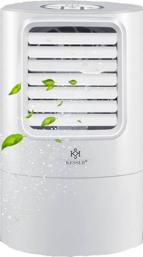 Kesser Mobiele Airco Zonder Afvoer Mobiele Aircooler Draagbare Airco Mobiele Airco voor Slaapkamer met 7 kleuren Wit