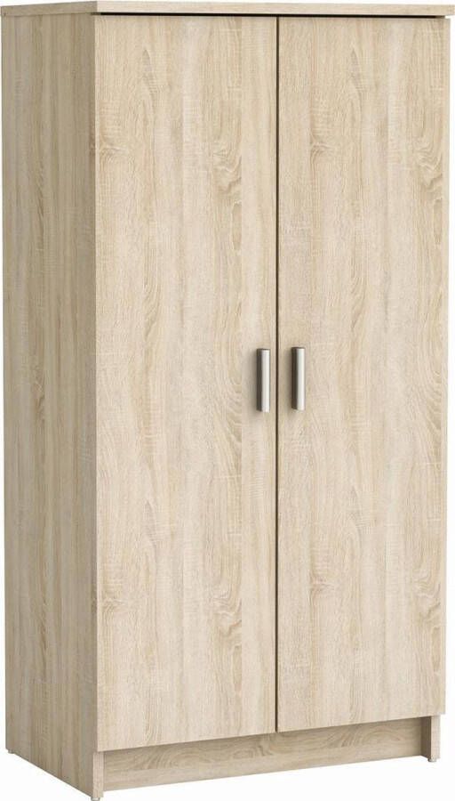 Leen Bakker Schoenenkast Cabinet eikenkleur 108 4x54 6x35 3 cm