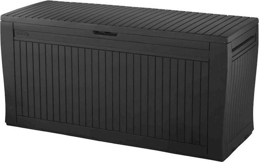 Keter Kussenbox Comfy Kunststof Antraciet 270l 116 7x44 7x57cm