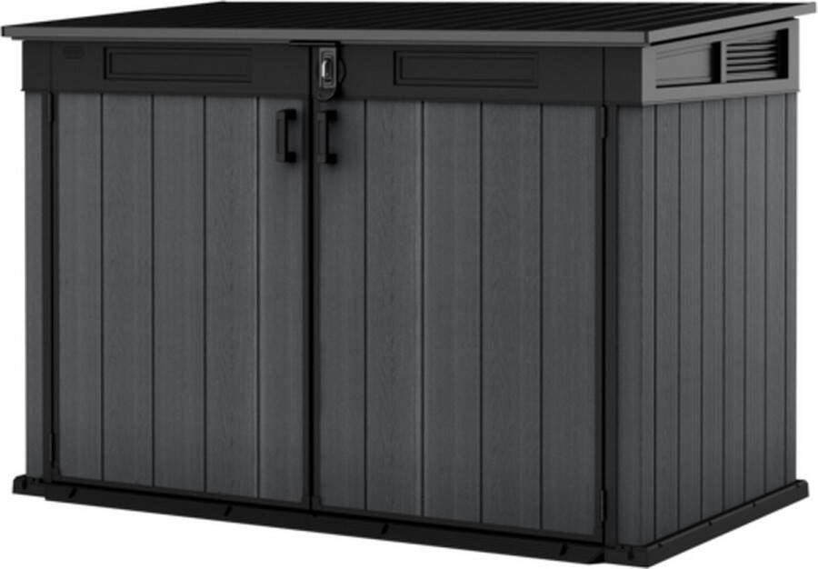 Keter Cortina Mega Opbergkast 2020L 190 5x109 3x132 5cm Donkergrijs