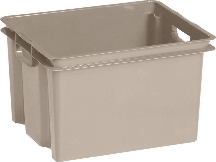 Keter CROWNEST BOX 30L TAUPE 42.6x36.1x26cm KUNSTSTOF