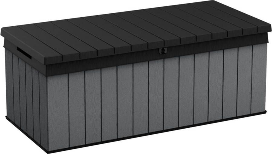 Keter opbergbox Darwin 380 liter Antraciet 54 5x142 5x65 3 cm Leen Bakker