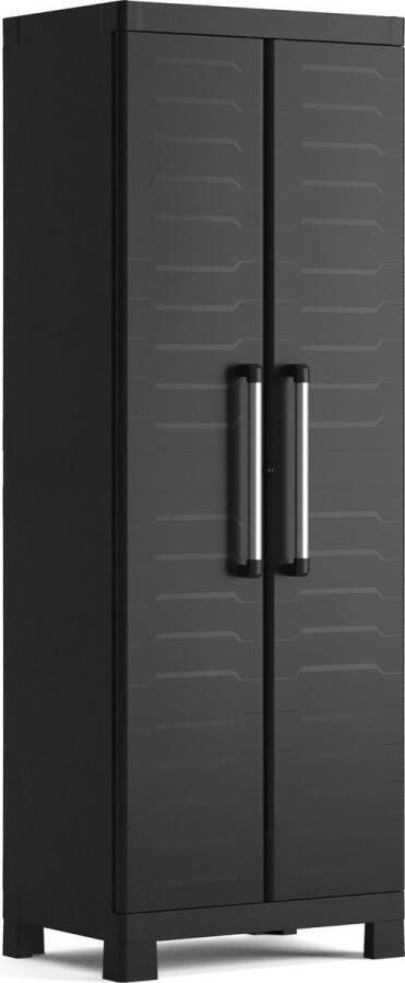 Keter Detroit Opbergkast hoog 4 planken 45x65x182cm Zwart