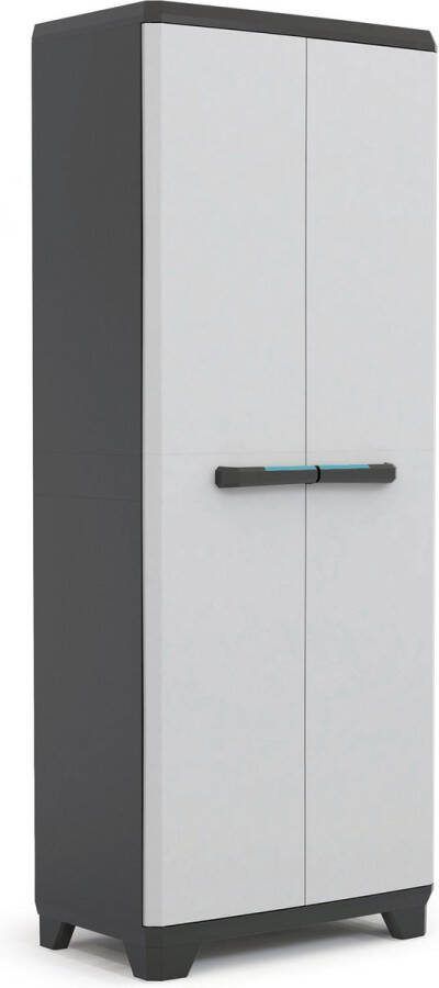 Keter Linear Utility Opbergkast 68x173x39 cm Grijs Zwart