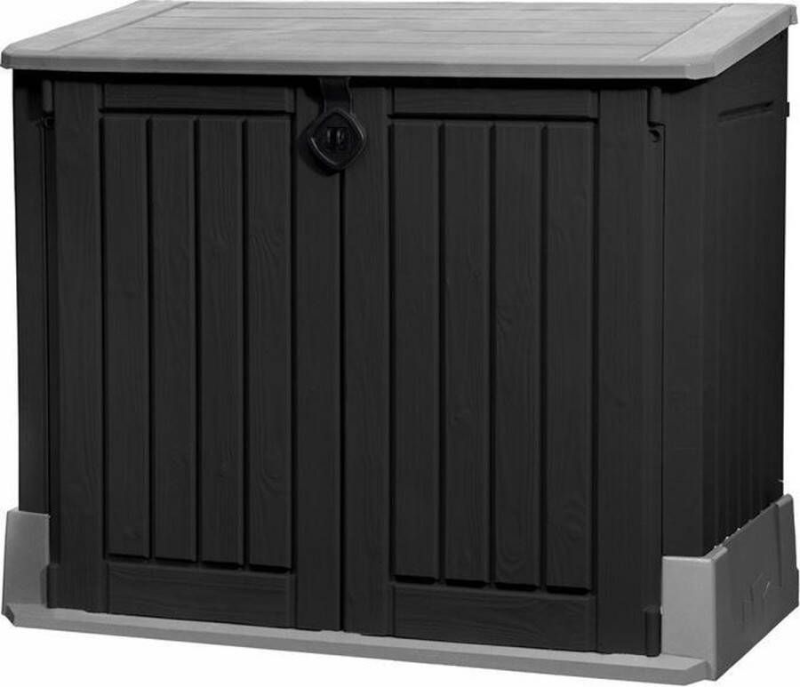 Keter Store It Out Midi Opbergbox Zwart grijs 845L 130x74x110cm