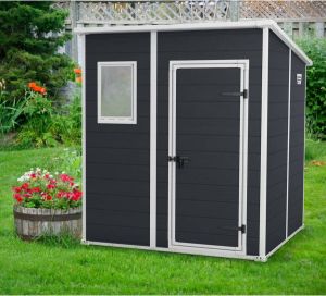 Keter Tuinschuur Manor Pent 66 donkergrijs