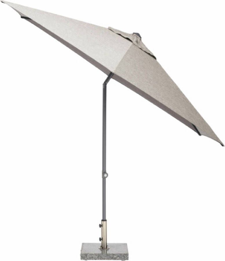 Kettler EASY PUSH Parasol Ø 300cm Antraciet Grijs Gemêleerd