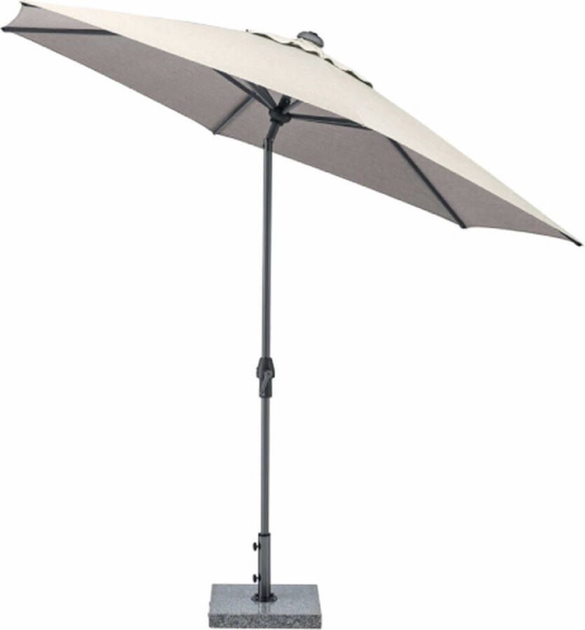 Kettler Ketller EASY ALLROUND Parasol Ø 270cm Antraciet Grijs Gemêleerd