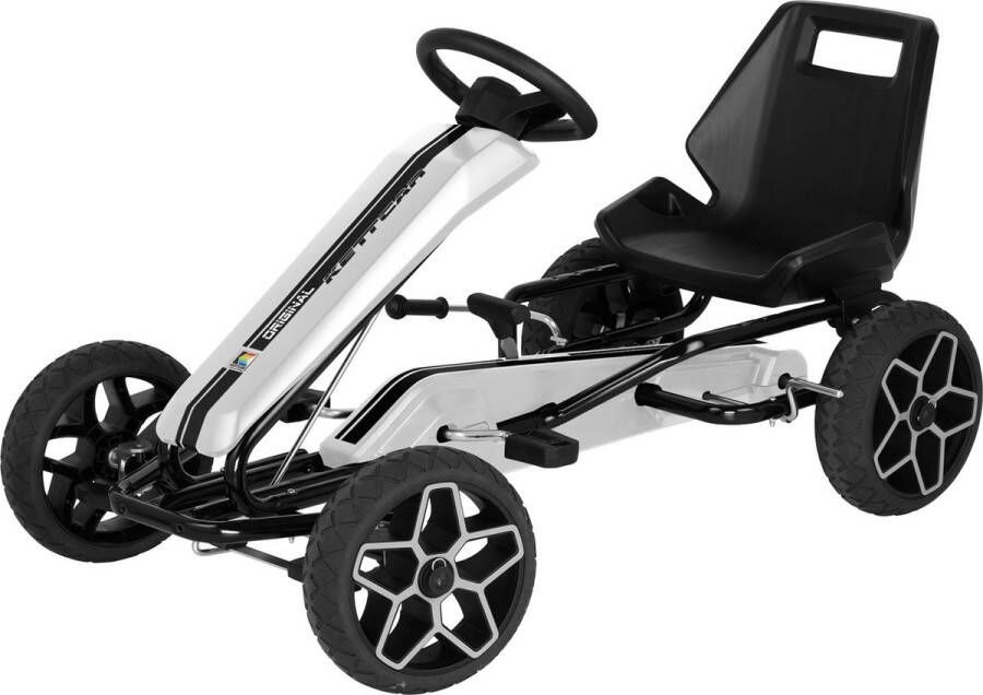 Kettler KETTCAR REVOLUTION Skelter Geruisloze banden 6 voudig Verstelbare stoel Made in Austria – wit