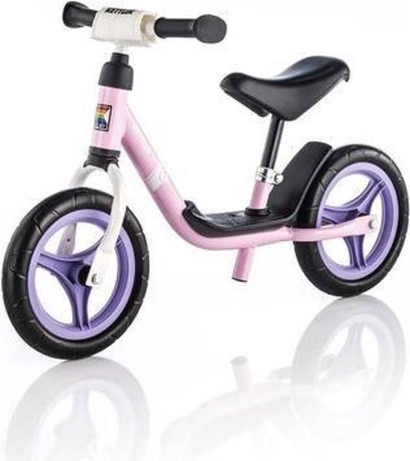 Kettler Run 10 Girl Loopfiets Roze Voetenplank Ergonomisch verstelbaar zadel