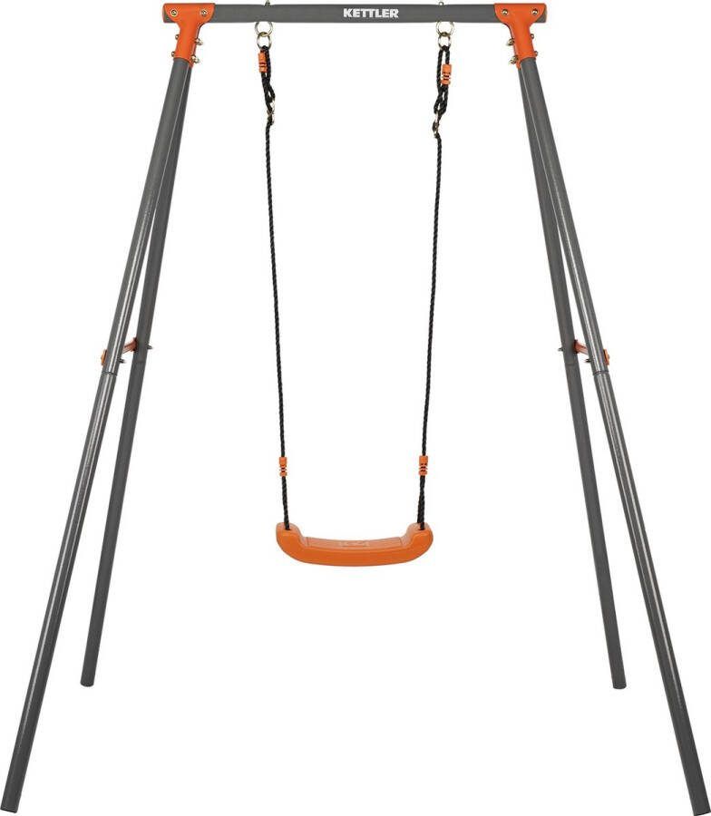 Kettler SINGLE Schommel incl. zitje metaal grijs oranje
