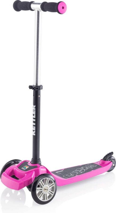 Kettler Zazzy Pink Kinder step In hoogte verstelbaar stuur- Roze