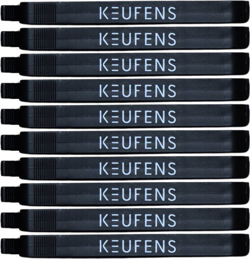 Keufens Vershoudclips 10 Stuks Afsluitclips Zaksluiter Vershoudklem Vershoud Clips Knijpers