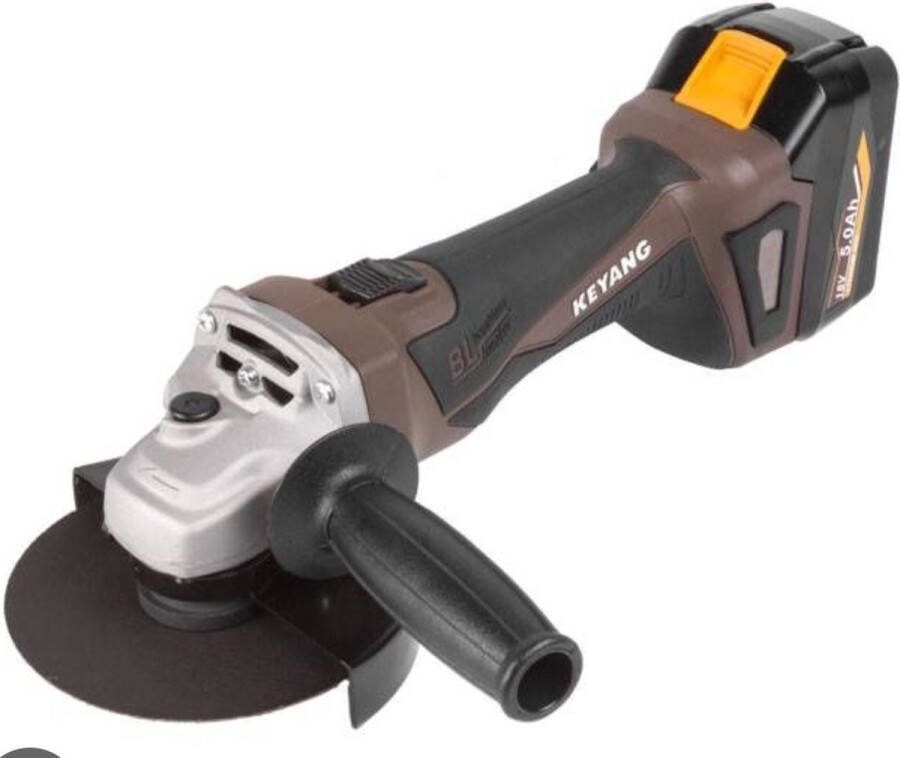 Keyang DG18BL 125S DG18BL 125S Accu Haakse Slijper 18V 5 0Ah Li-Ion 125 mm