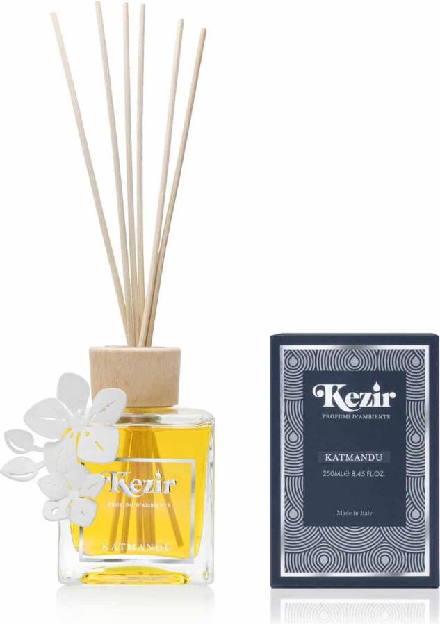 Kezir Katmandu Lotusbloem Decoratie Italiaanse natuurlijke parfum voor in huis diffuser 250 ml