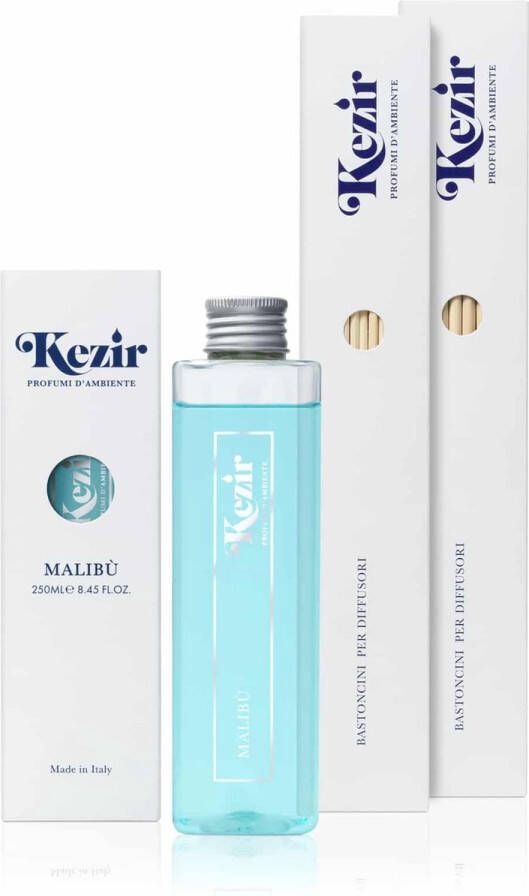 Kezir Malibu Navul fles Italiaanse natuurlijke parfum voor in huis diffuser 250 ml