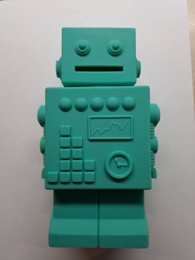 KG Design Spaarpot Robot Mint