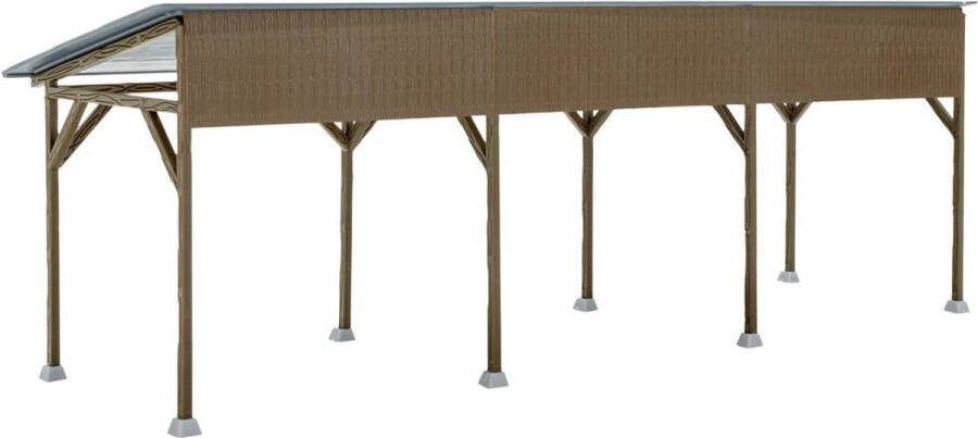 Kibri 38349 H0 houten carport Bouwpakket