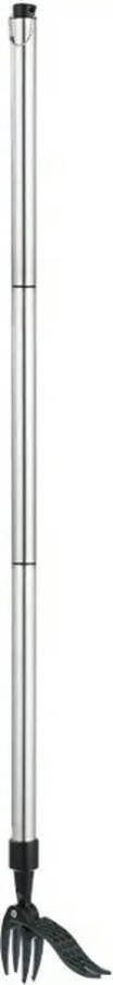 Kibus Onkruidsteker Onkruidhulp Onkruidtang Lange steel Pijn in rug Onkruidverwijderaar Trekker RVS Zilver 98cm